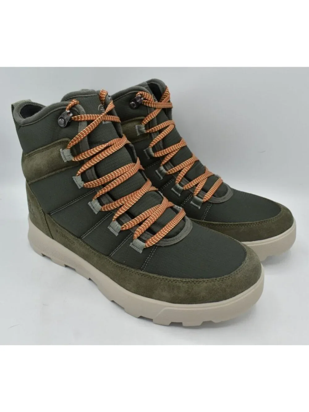 Kamik Mens Size 13 Atwater N Dark Green Insulated Waterproof Snow Winter Boots